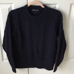 JCrew men’s size small cable knit sweater